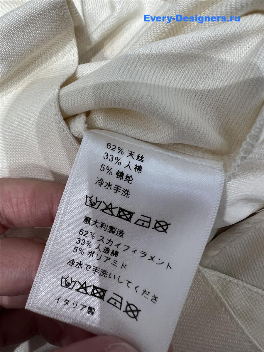 Miu Miu Floral Waistband Lace-Up Trousers