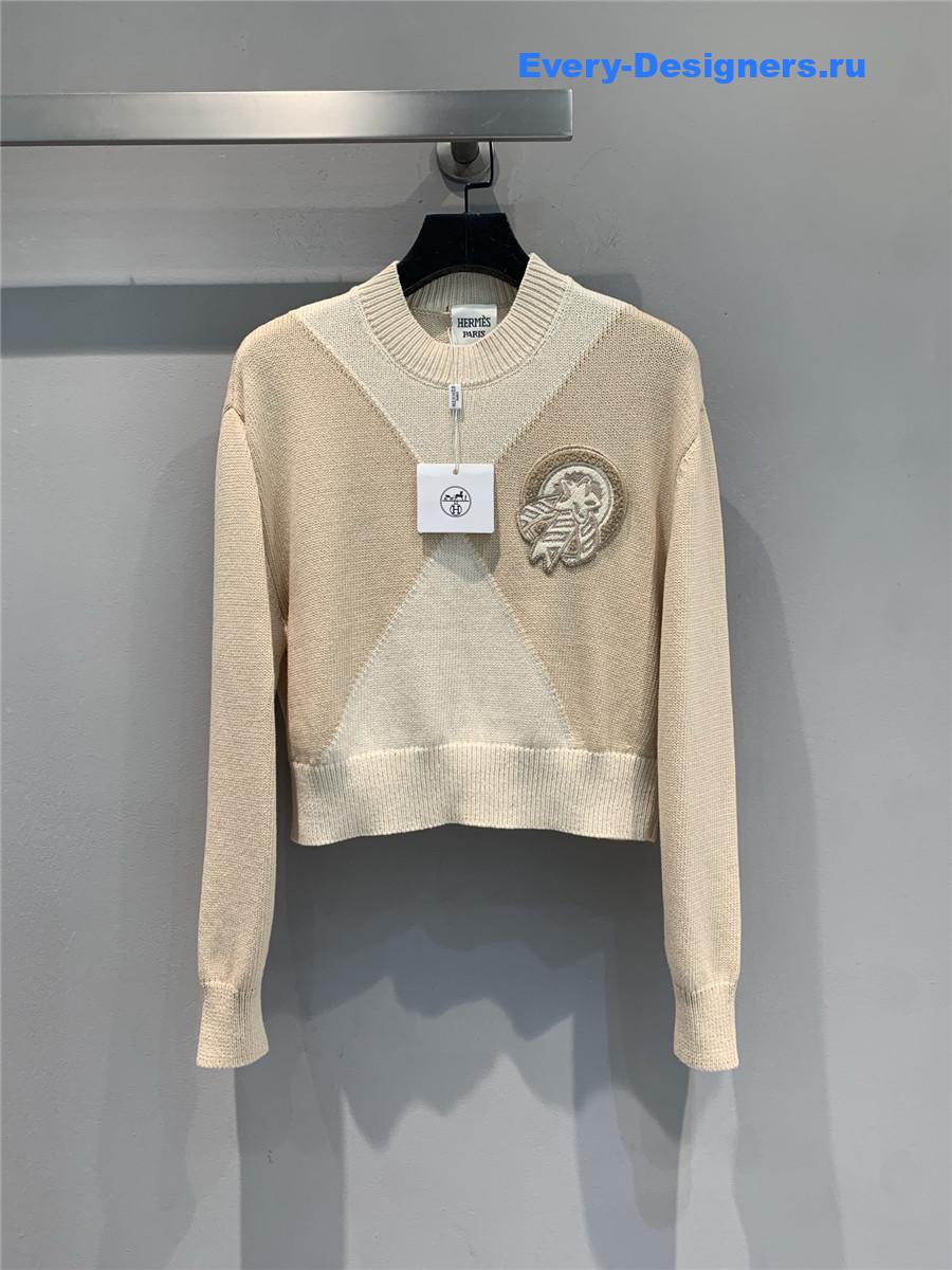 H**me5 cashmere long-sleeve sweater
