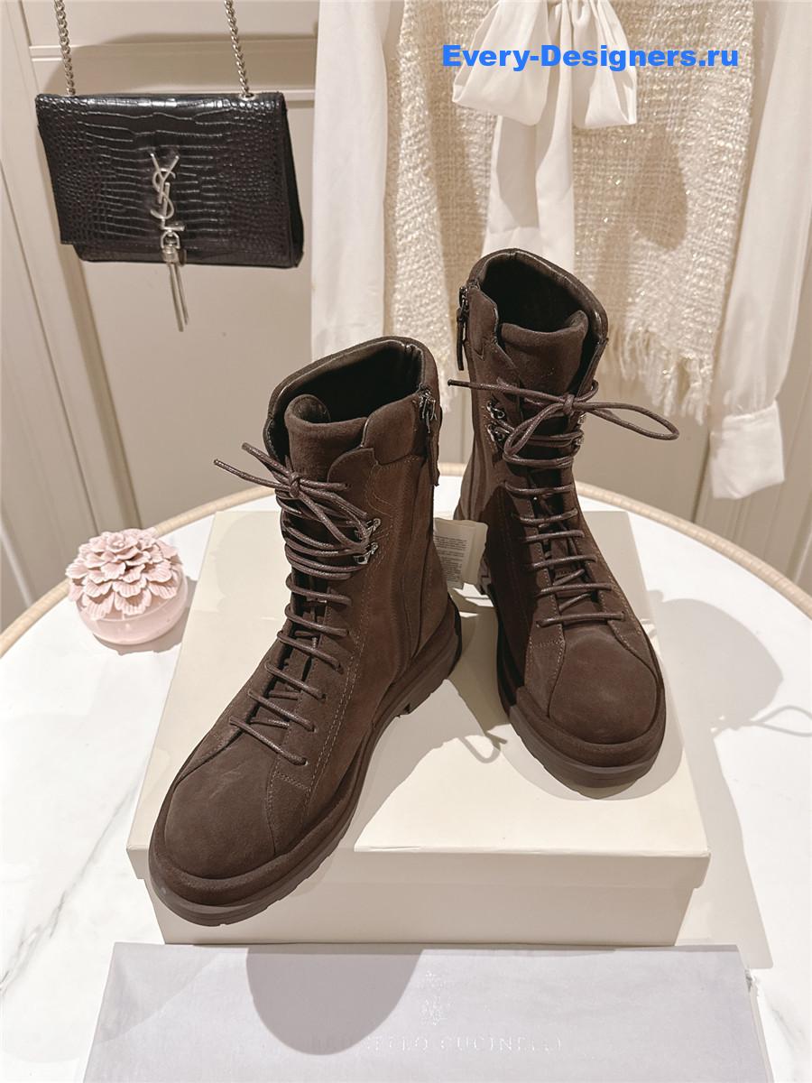 BC Bead-Embellished Suede Ankle Boots