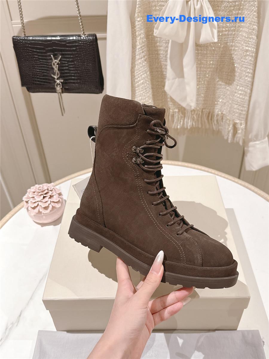 BC Bead-Embellished Suede Ankle Boots