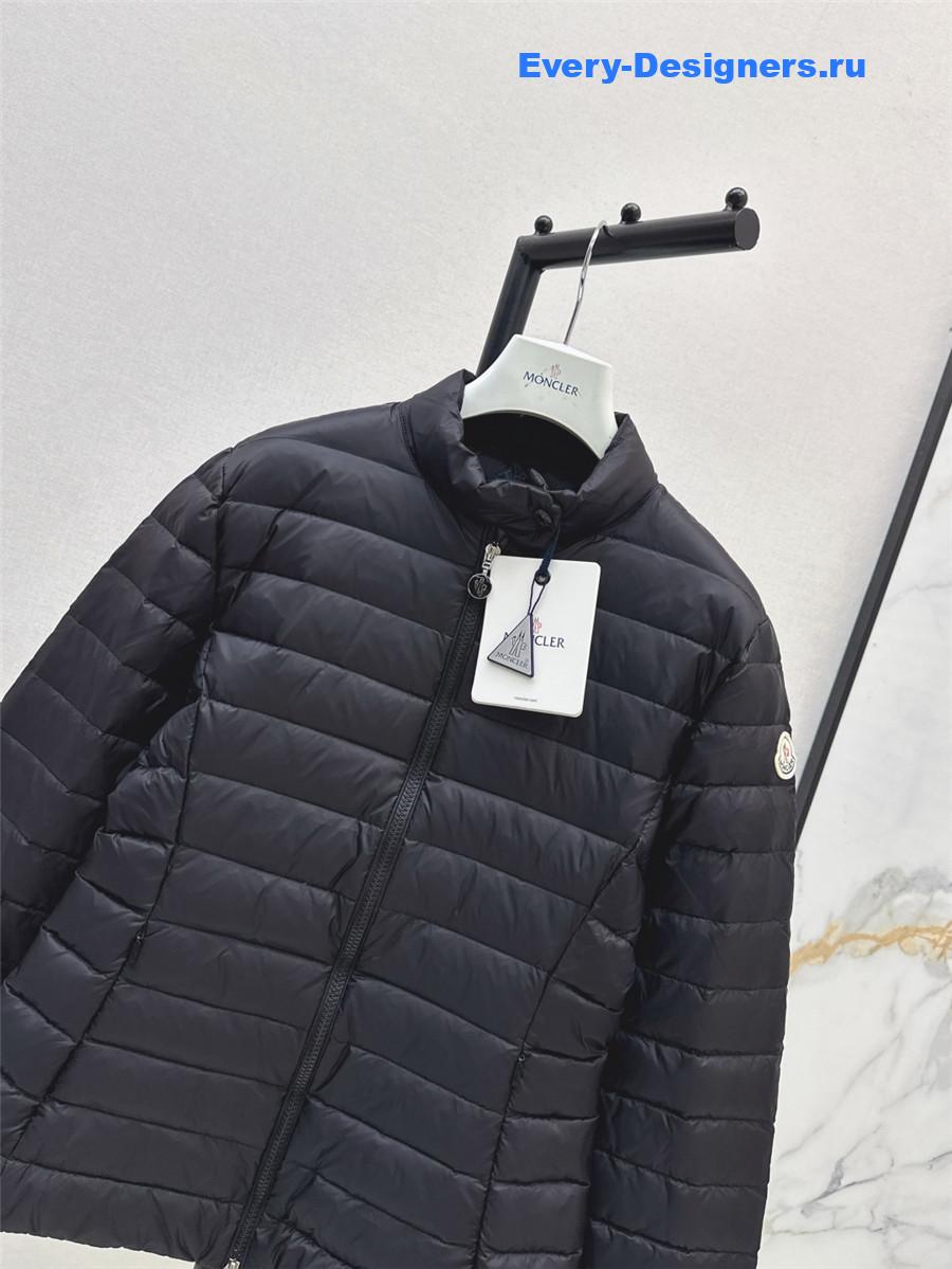 Moncler Black Abderos Short Down Jacket