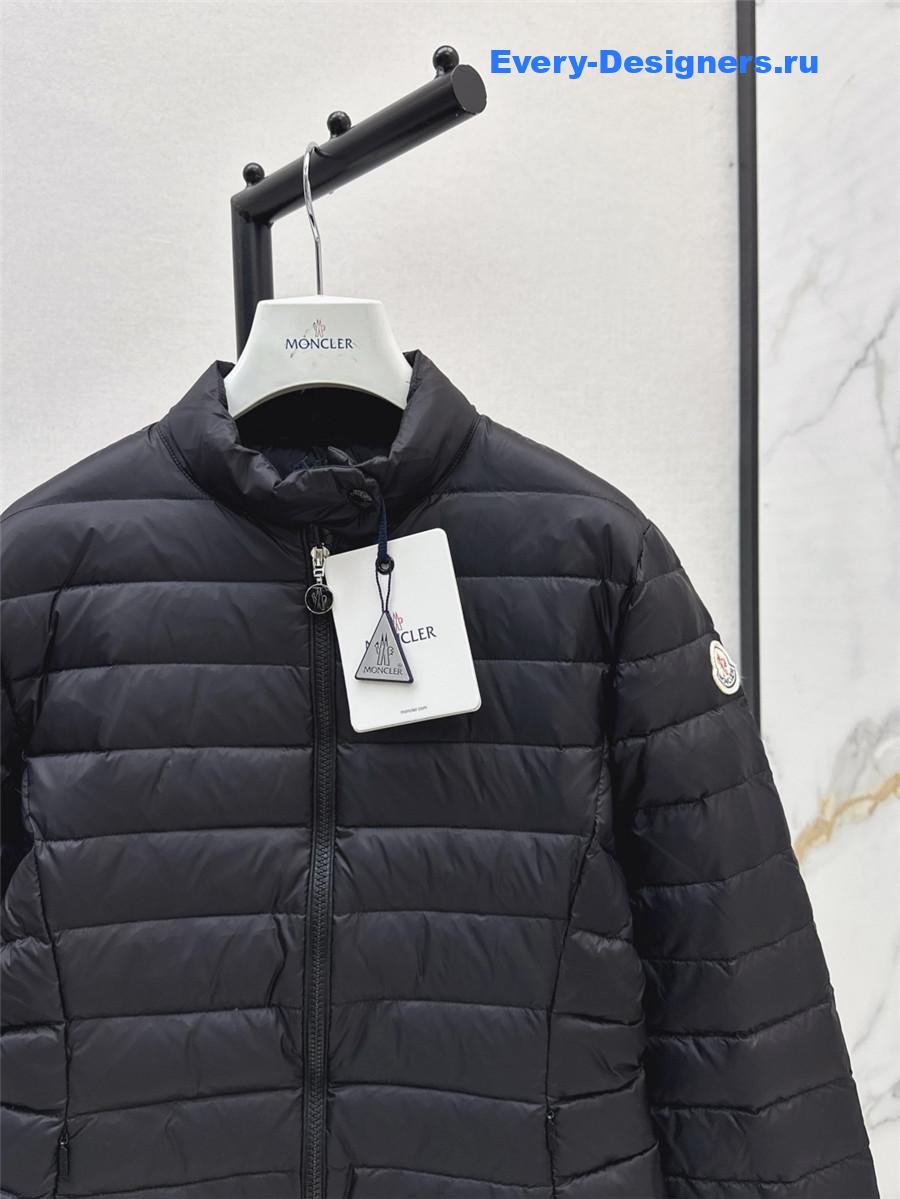 Moncler Black Abderos Short Down Jacket