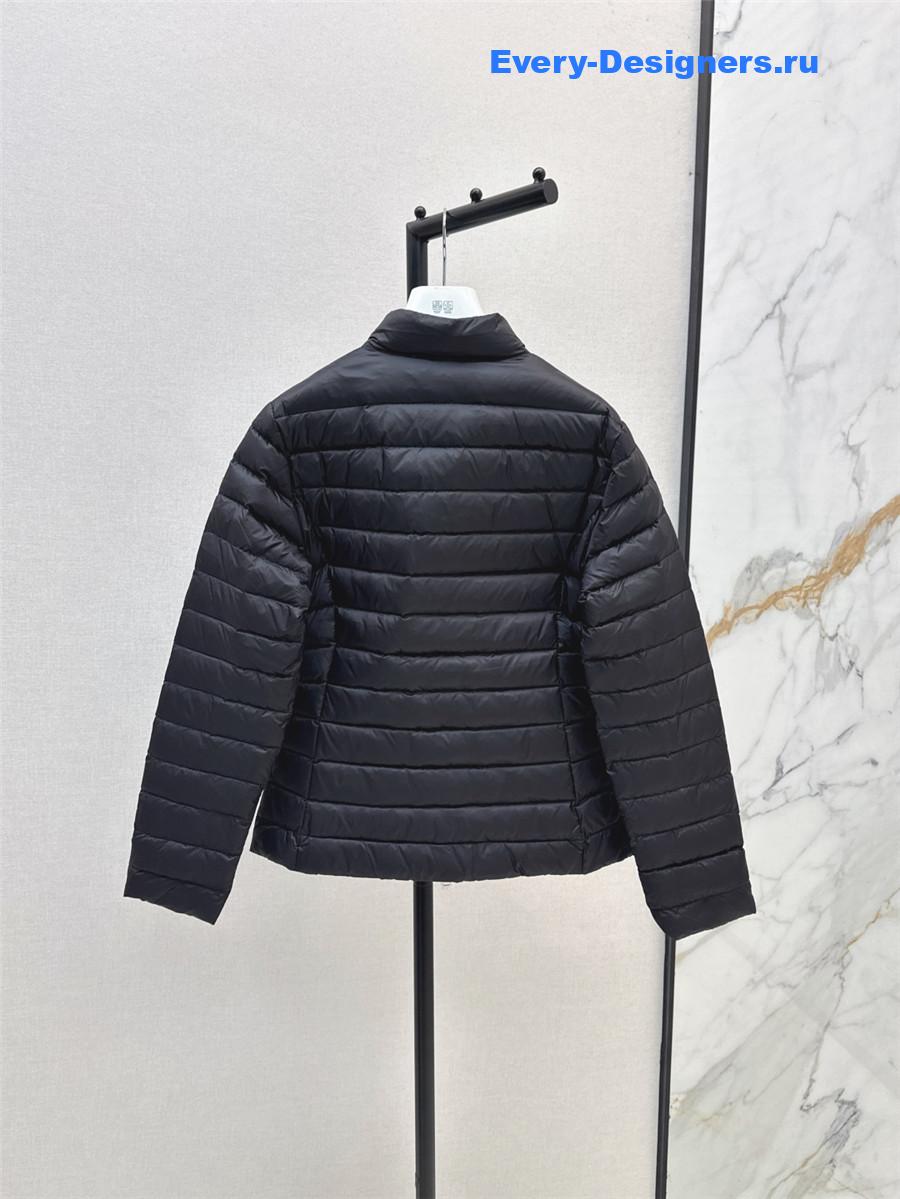 Moncler Black Abderos Short Down Jacket