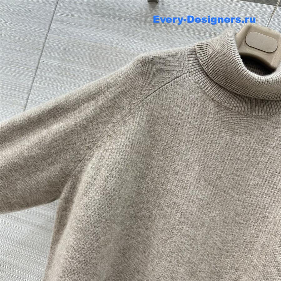 BC Striped Cashmere Turtleneck