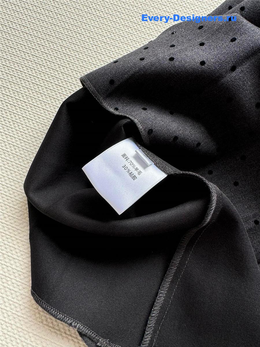 Miu Miu Polka-Dot Pleated Skirt