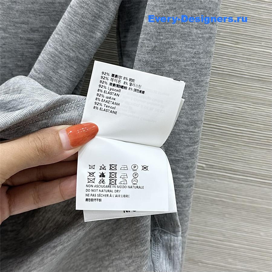 Miu Miu Grey Cropped Wool Sweater