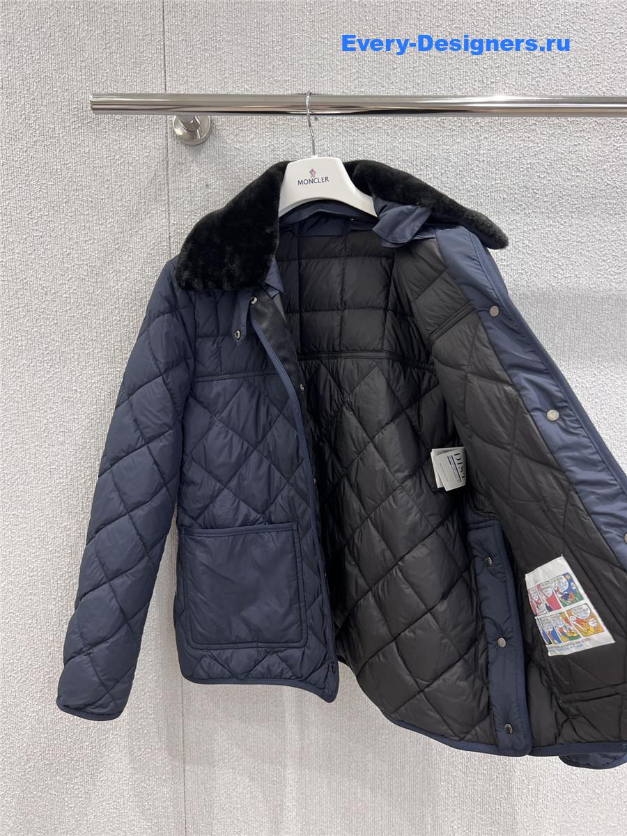 Moncler Dark blue Cygne Down Jacket