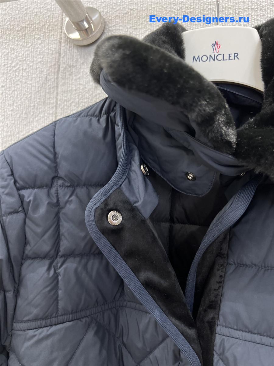 Moncler Dark blue Cygne Down Jacket