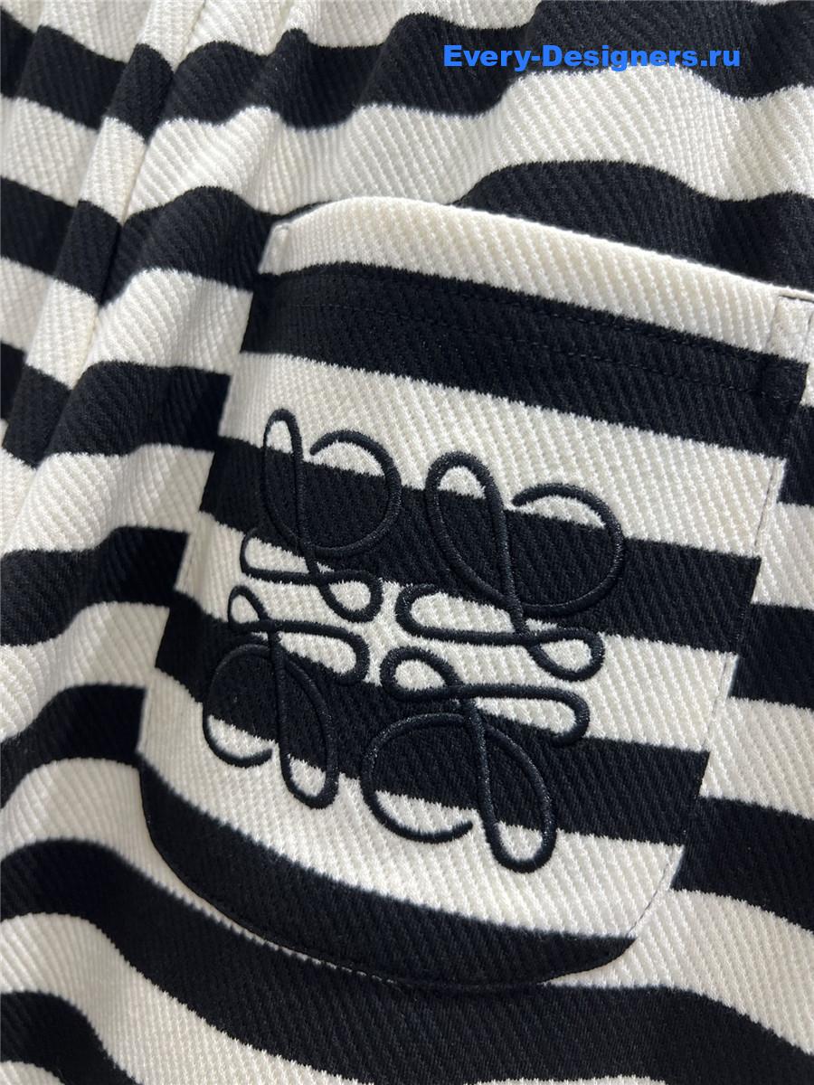 L0ew* striped knit wide-leg pants