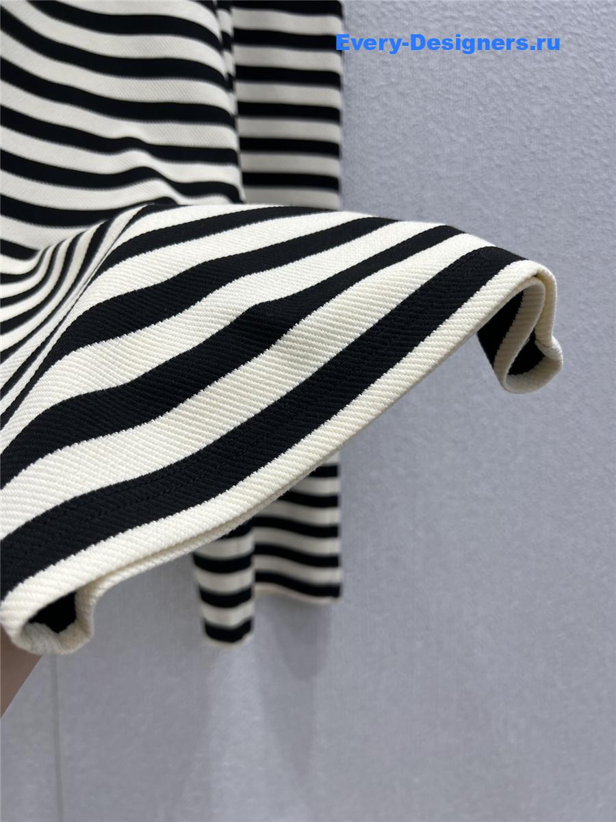 L0ew* striped knit wide-leg pants