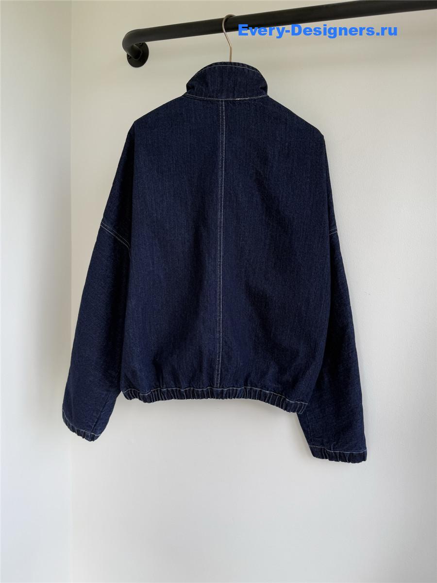 l0vis Vvtt0n denim zip-up jacket