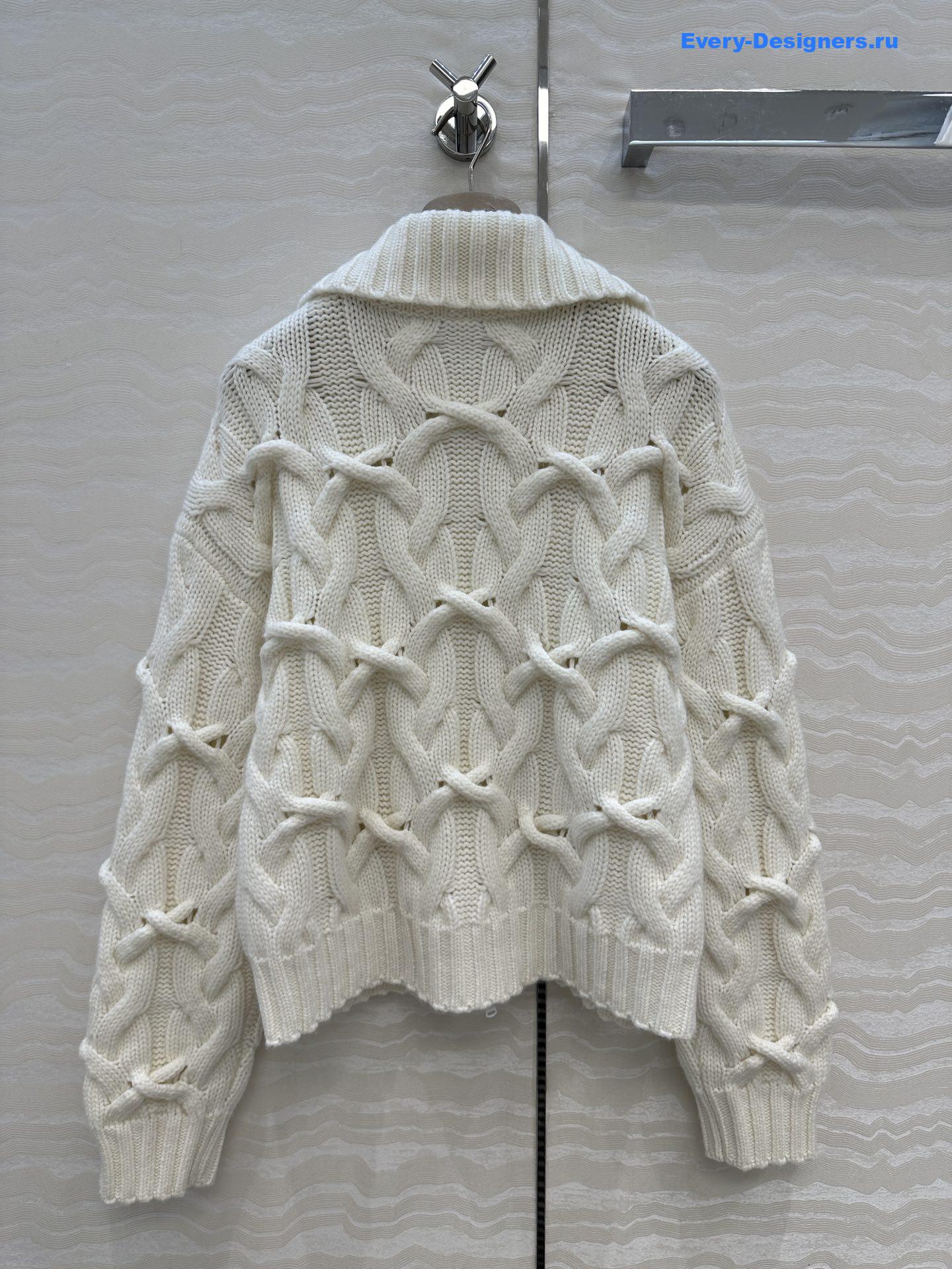 BC Brown Cashmere Zip-Up Cardigan