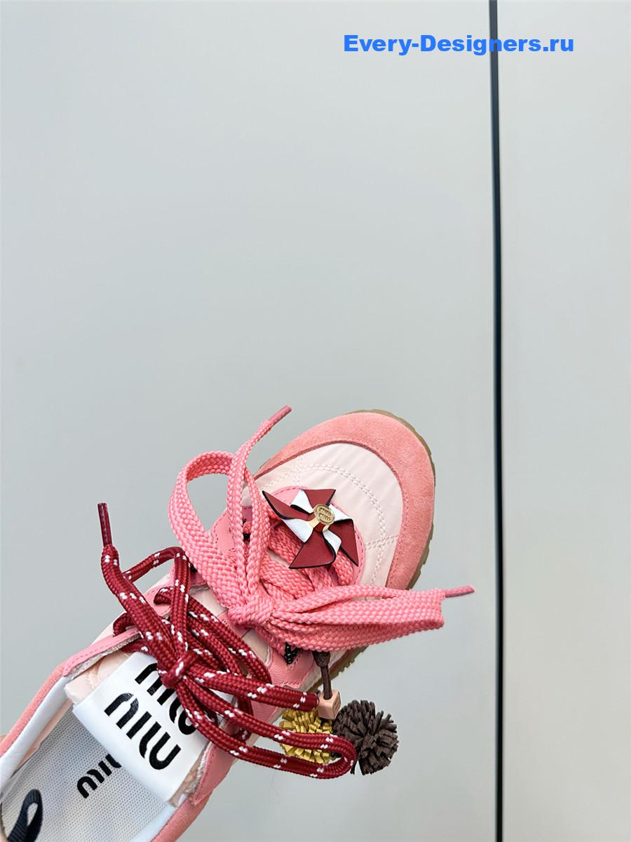 Miu Miu Pink Mule Sneakers