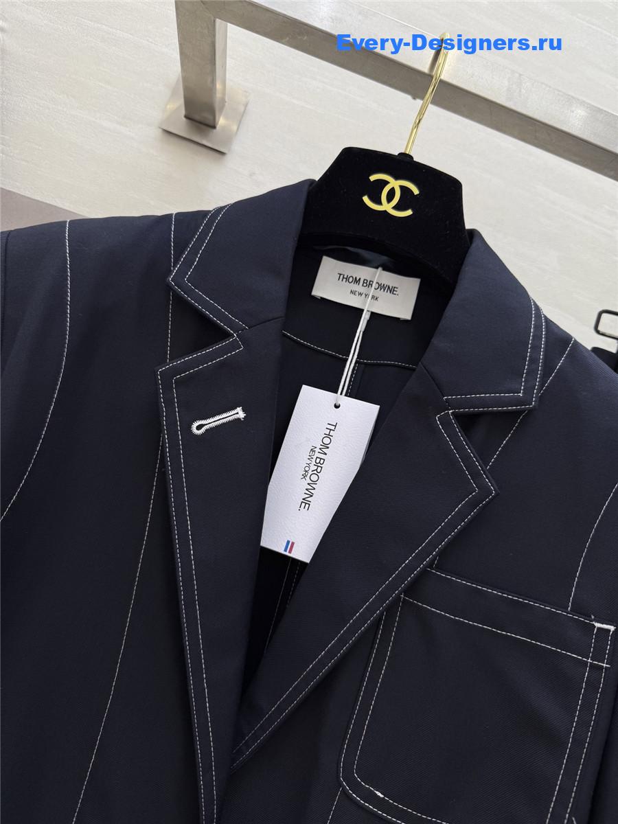 Thom Browne Elongated Patch Pocket Jacket With Pants Sets