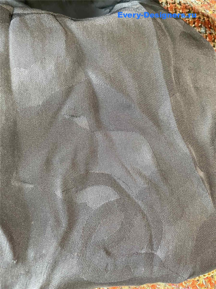 Ch**el brown embroidered tweed jacket