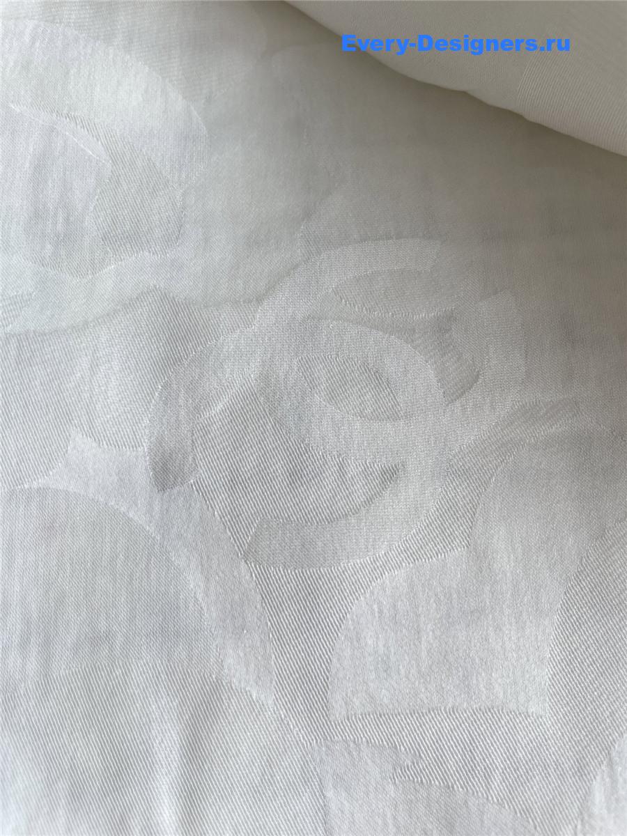 Ch**el white tweed skirt