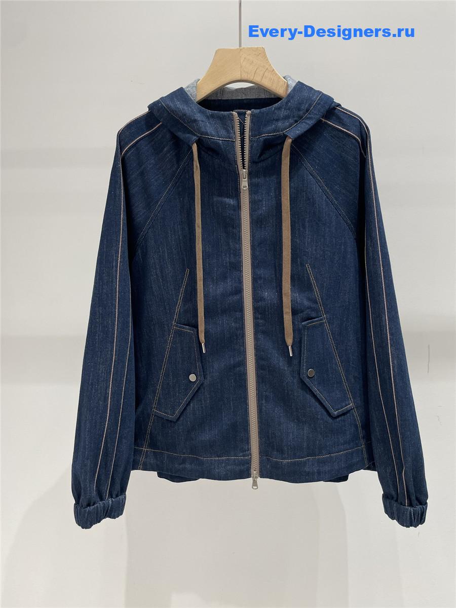 BC Navy Denim Hoodie