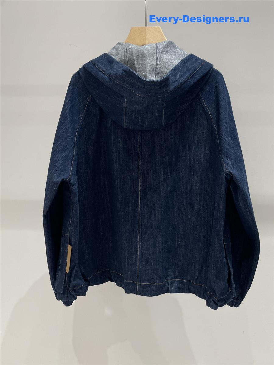 BC Navy Denim Hoodie