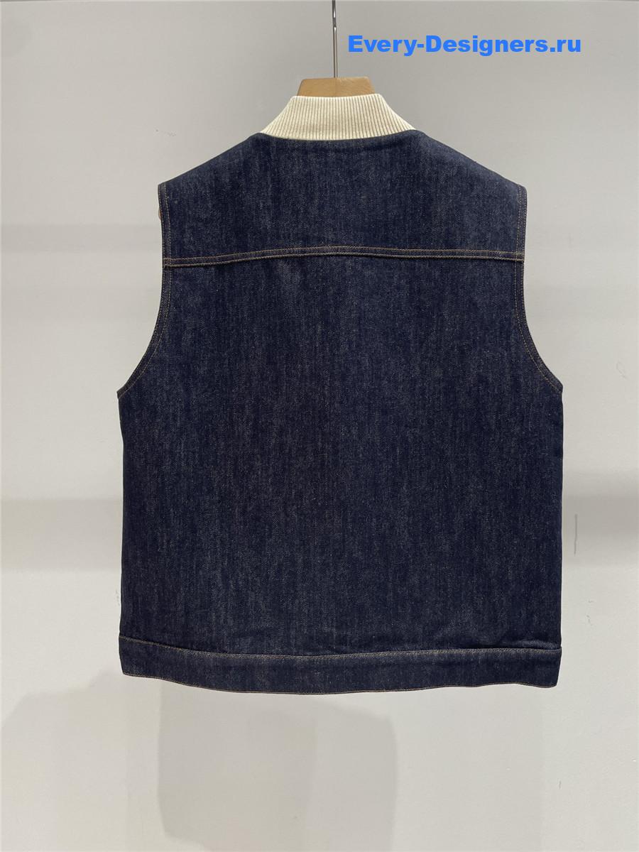 L0r0 P1ana baseball denim vest