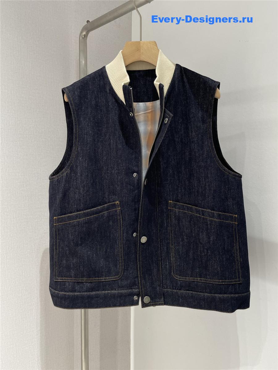 L0r0 P1ana baseball denim vest