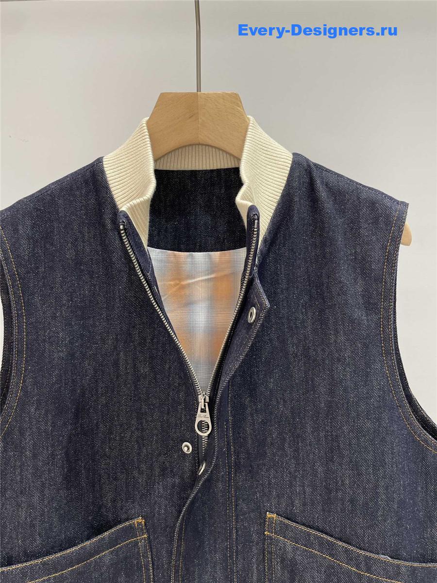 L0r0 P1ana baseball denim vest
