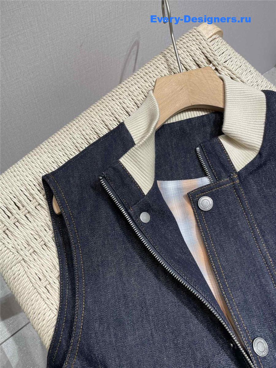 L0r0 P1ana baseball denim vest