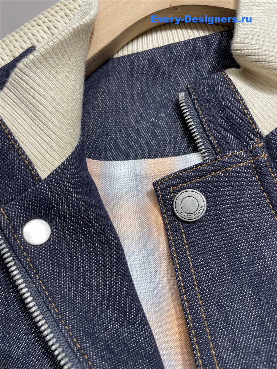 L0r0 P1ana baseball denim vest