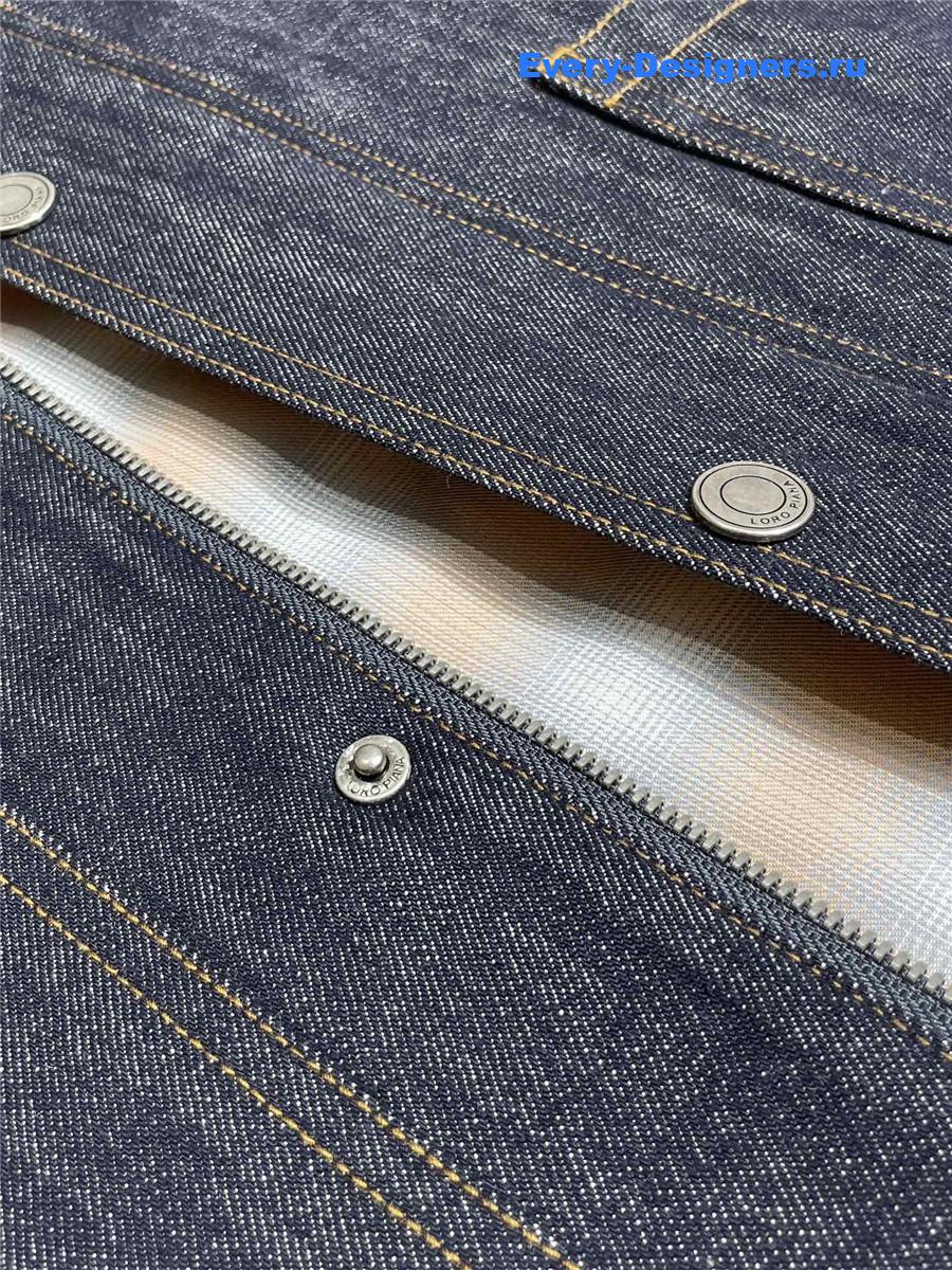 L0r0 P1ana baseball denim vest