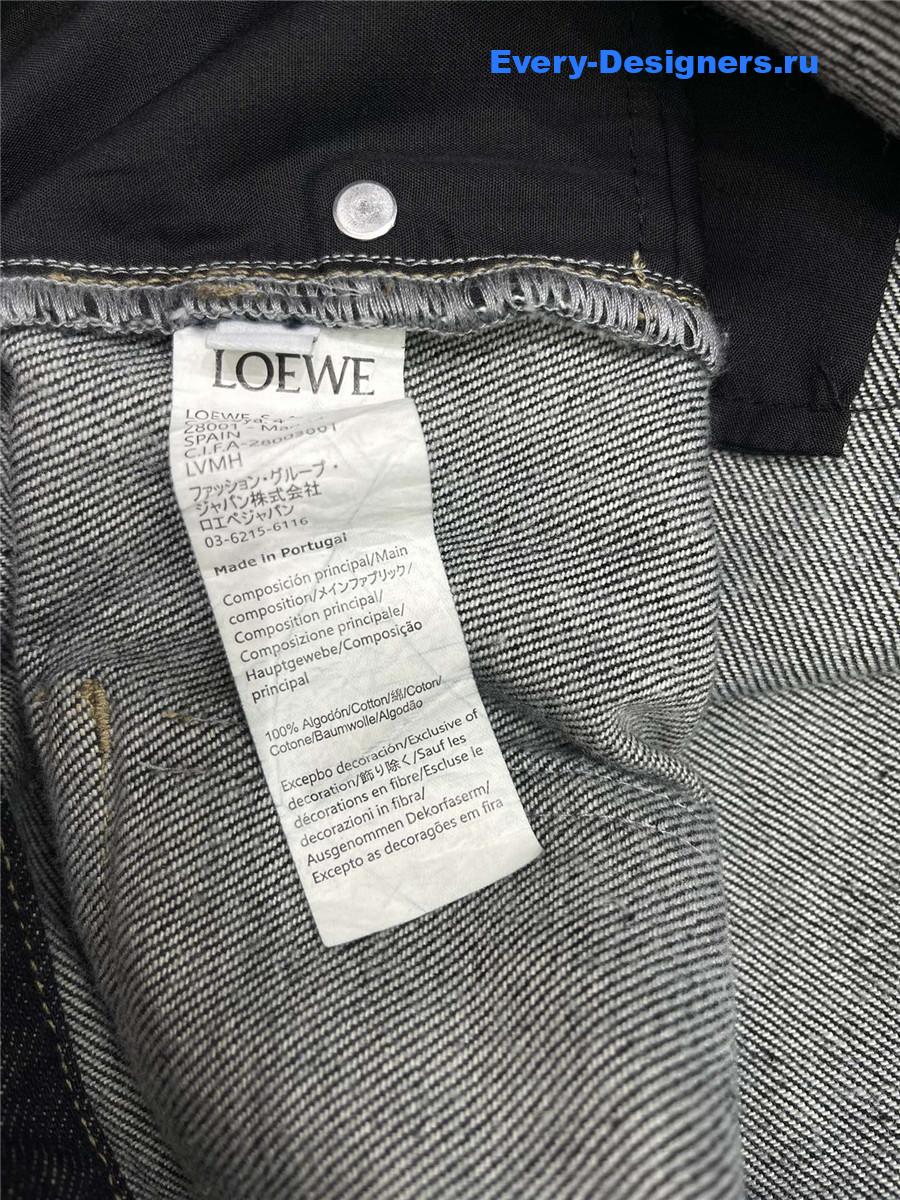 L0ew* blue wide-leg jeans