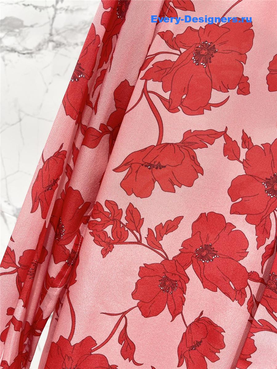 Max Mara Pink Silk Long Sleeve Top