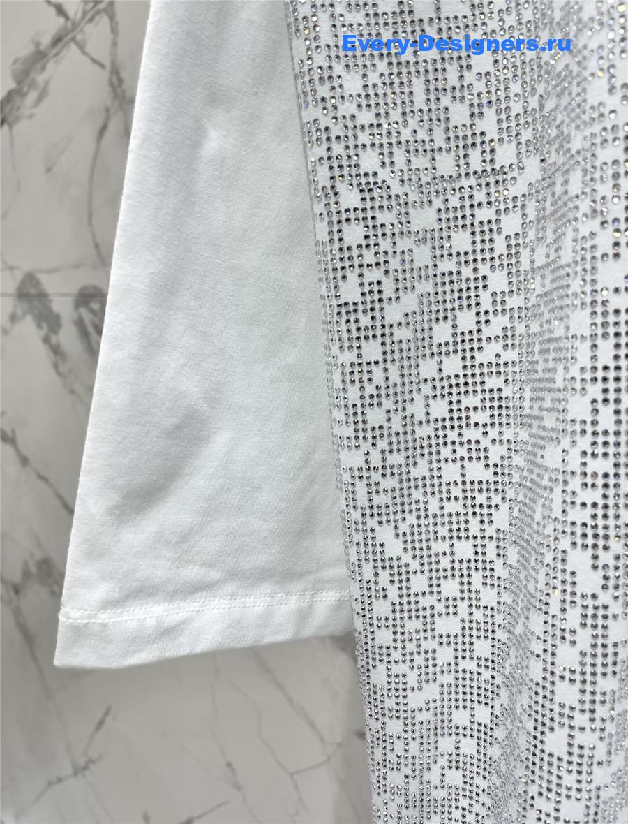 Miu Miu Sequin Crewneck Dress