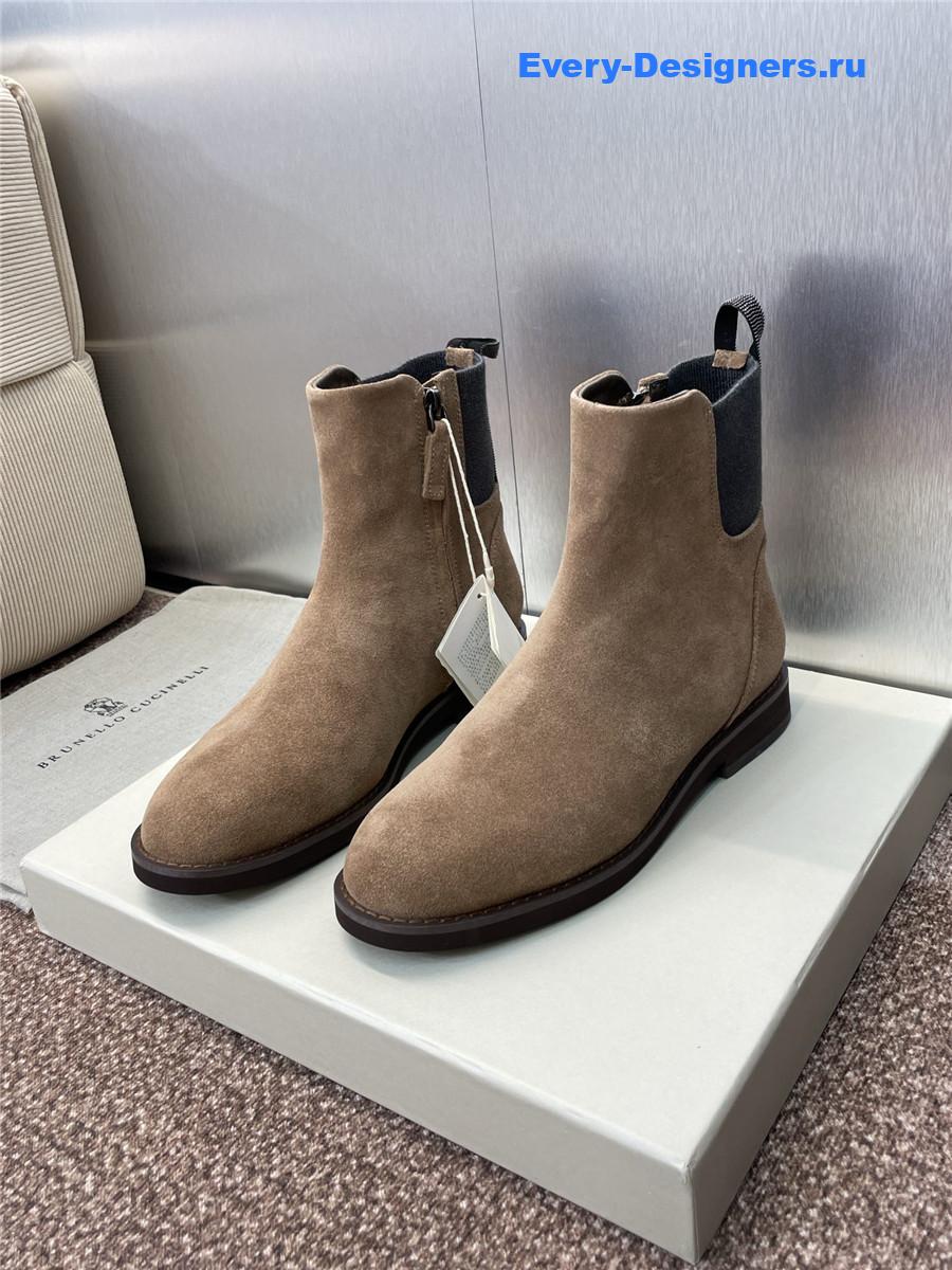 BC Brown Suede Monili Chelsea Boots