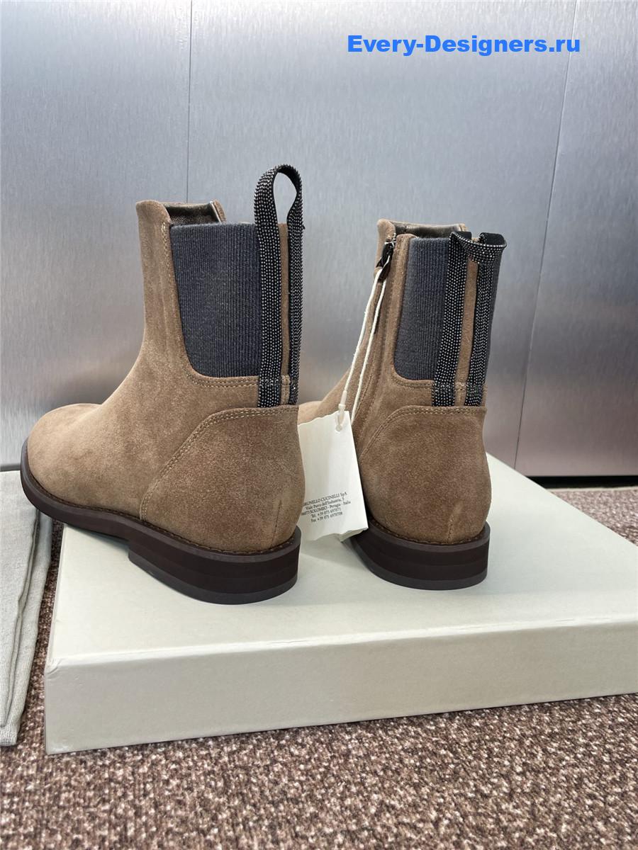 BC Brown Suede Monili Chelsea Boots