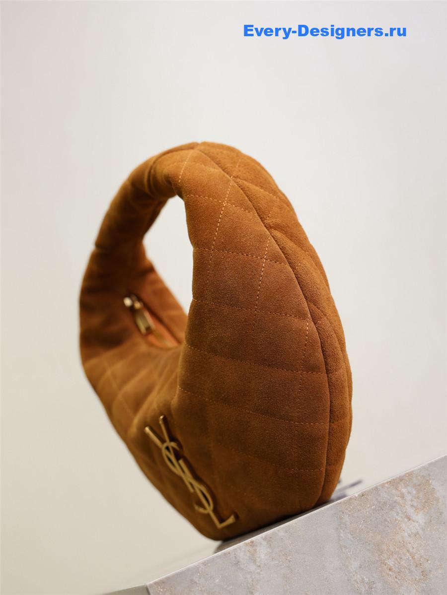 Sa1nt Lau*nt brown suede icare baby hobo