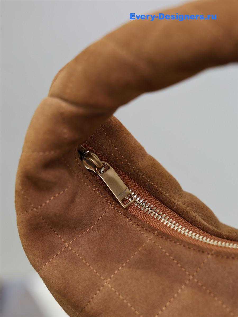 Sa1nt Lau*nt brown suede icare baby hobo