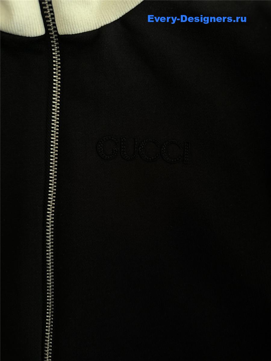 Gvc*1 zip-up jacket with elastic waist pants set