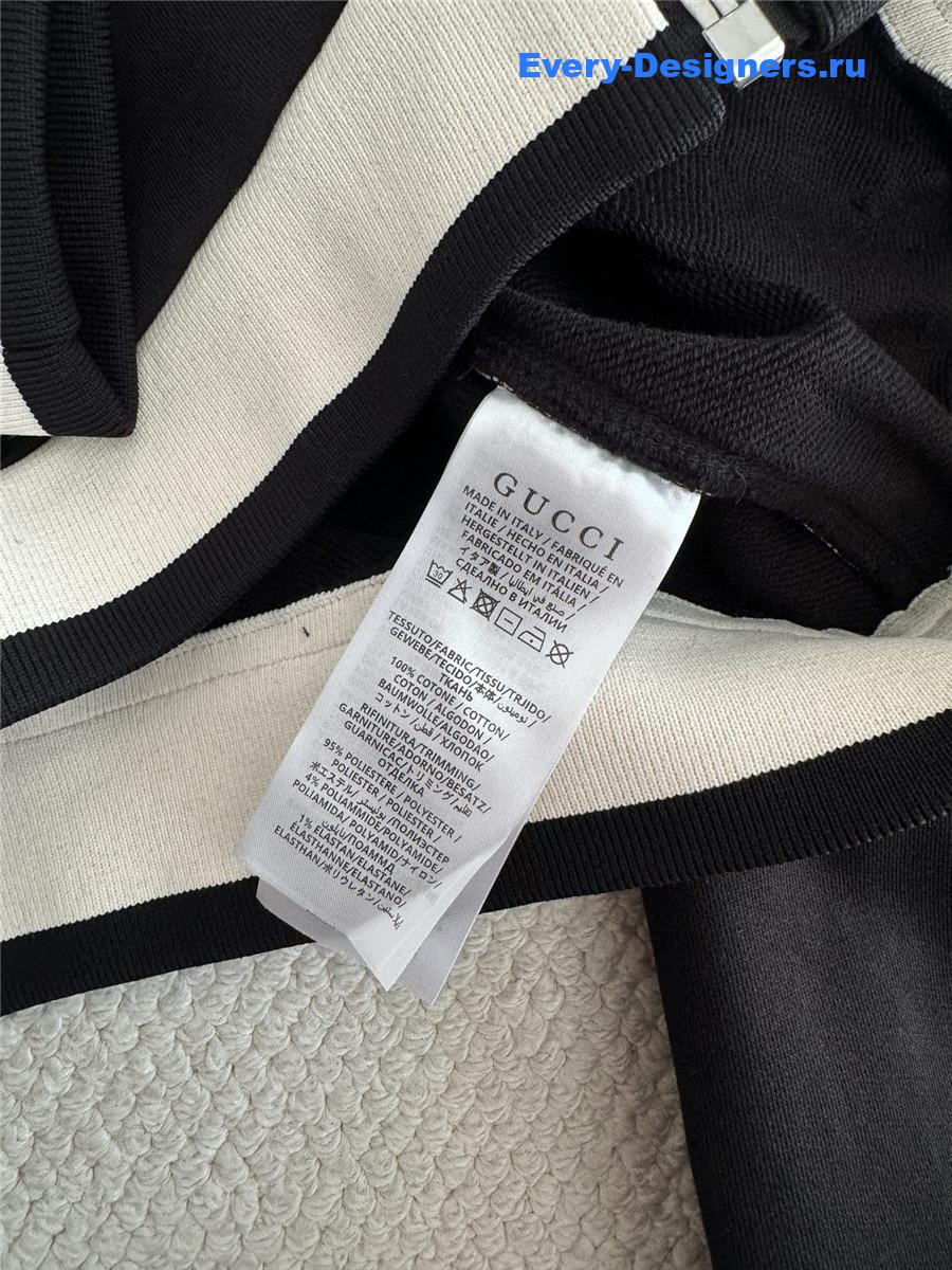 Gvc*1 zip-up jacket with elastic waist pants set