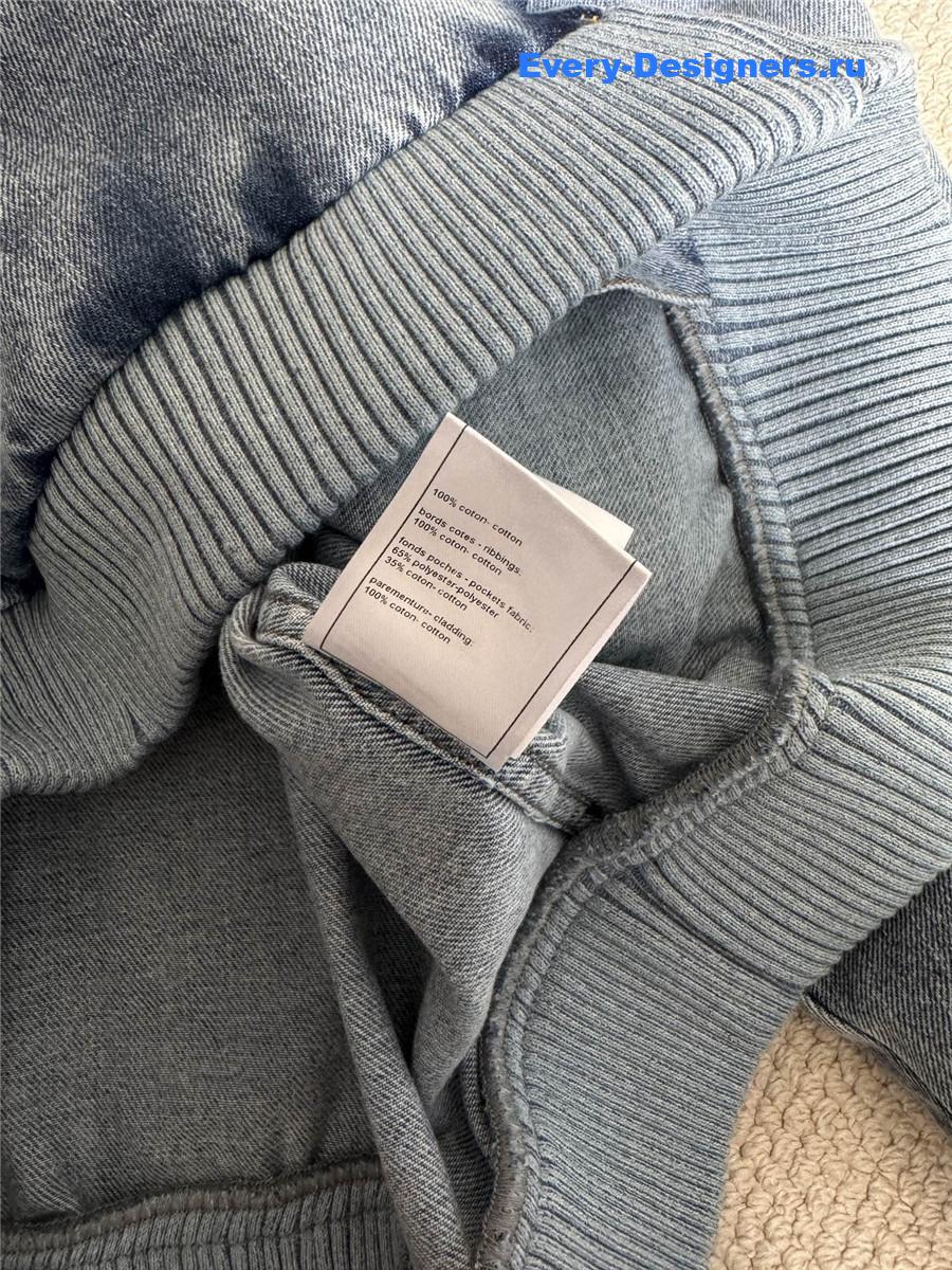 Ch**el blue embroidered denim jacket