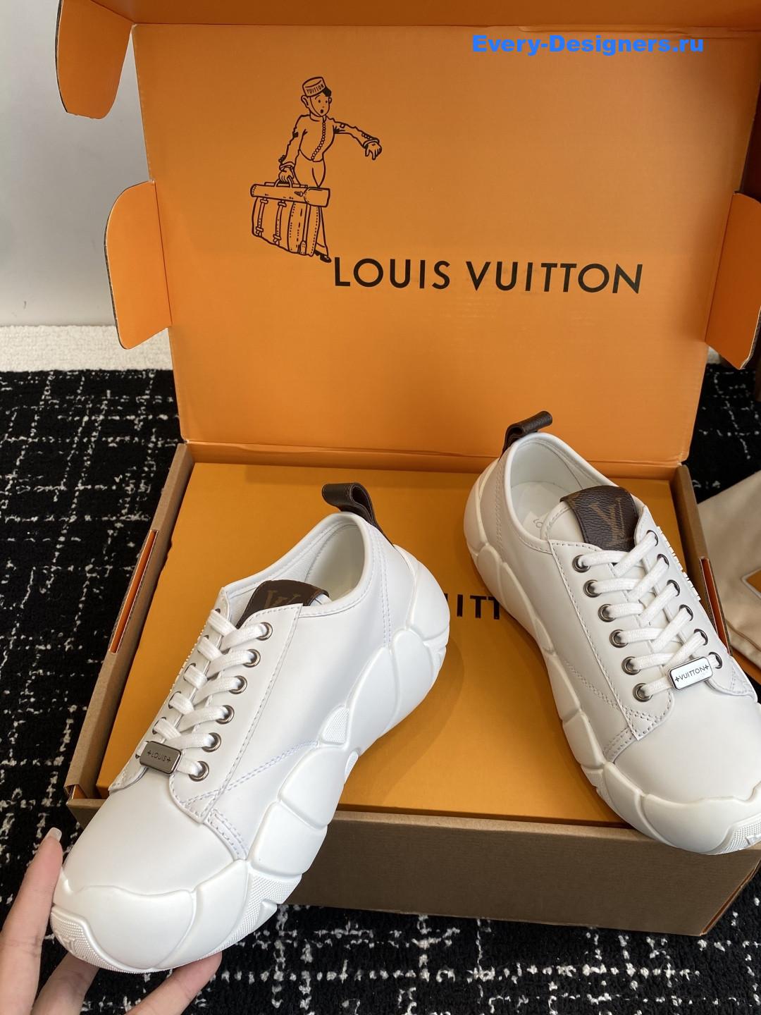 l0vis Vvtt0n white lv bubble sneaker