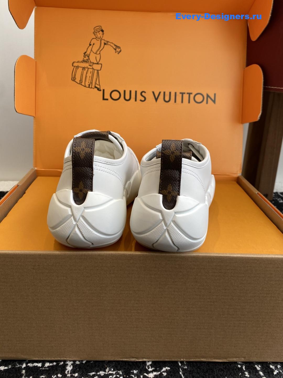 l0vis Vvtt0n white lv bubble sneaker
