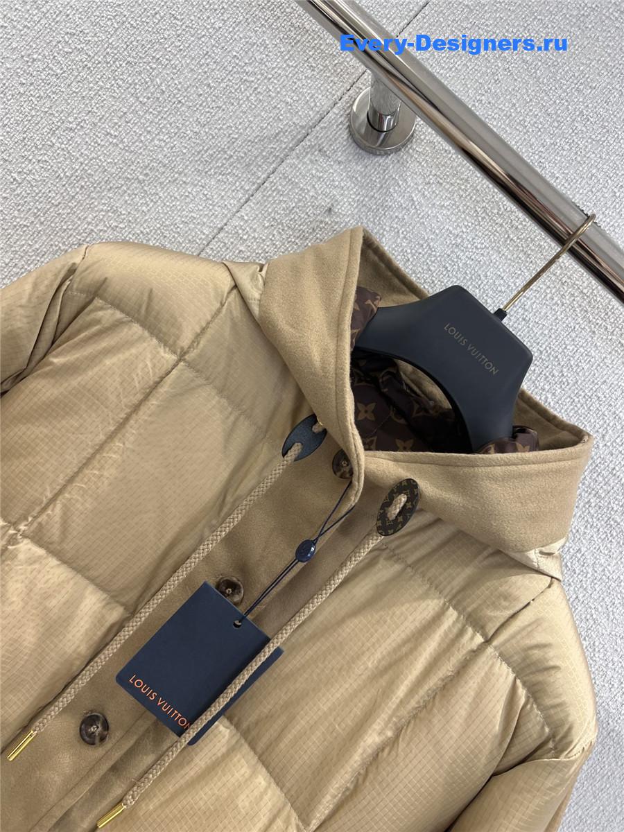 l0vis Vvtt0n hooded quilted ripstop jacket