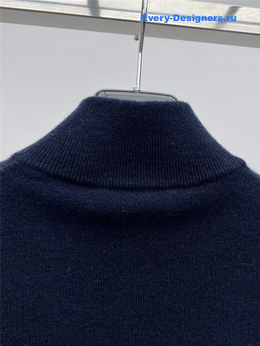 Miu Miu Cashmere Half-Zip Sweater