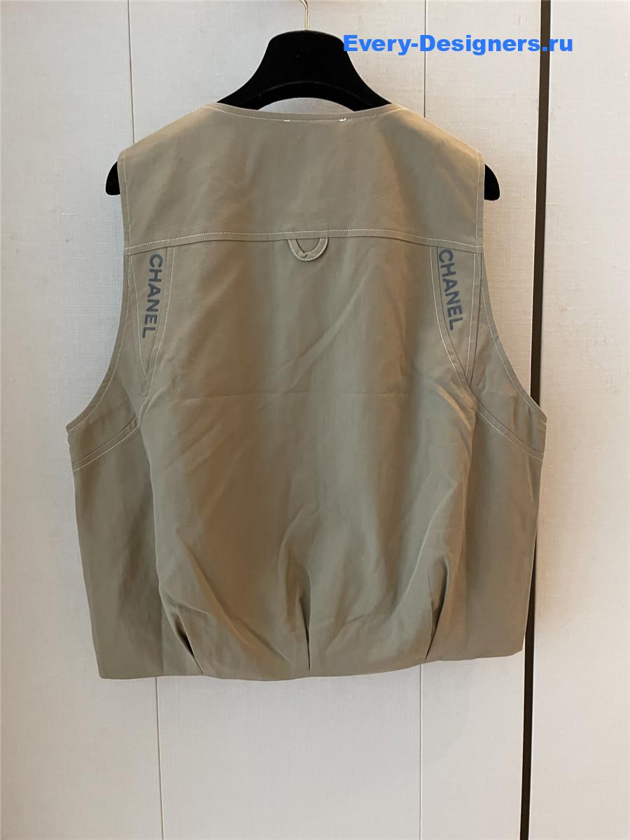 Ch**el cc green vest top