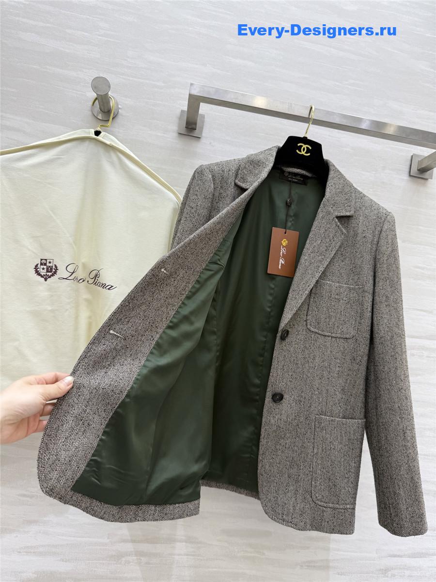 L0r0 P1ana gray eleanor blazer