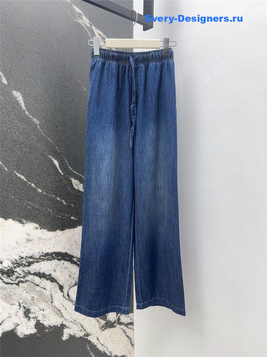 L0ew* gradient denim suit