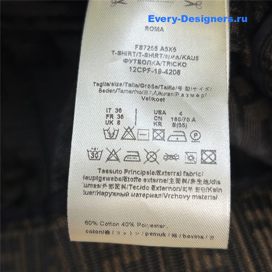 F**di ff lettering print denim suit