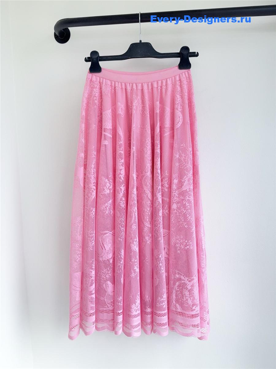 D10r D10riviera mid-length flared skirt