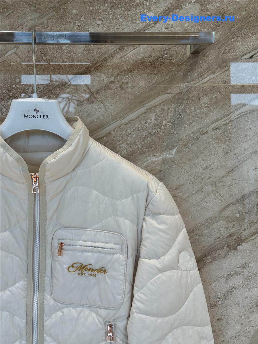 Moncler White Tegea Quilted Jacket
