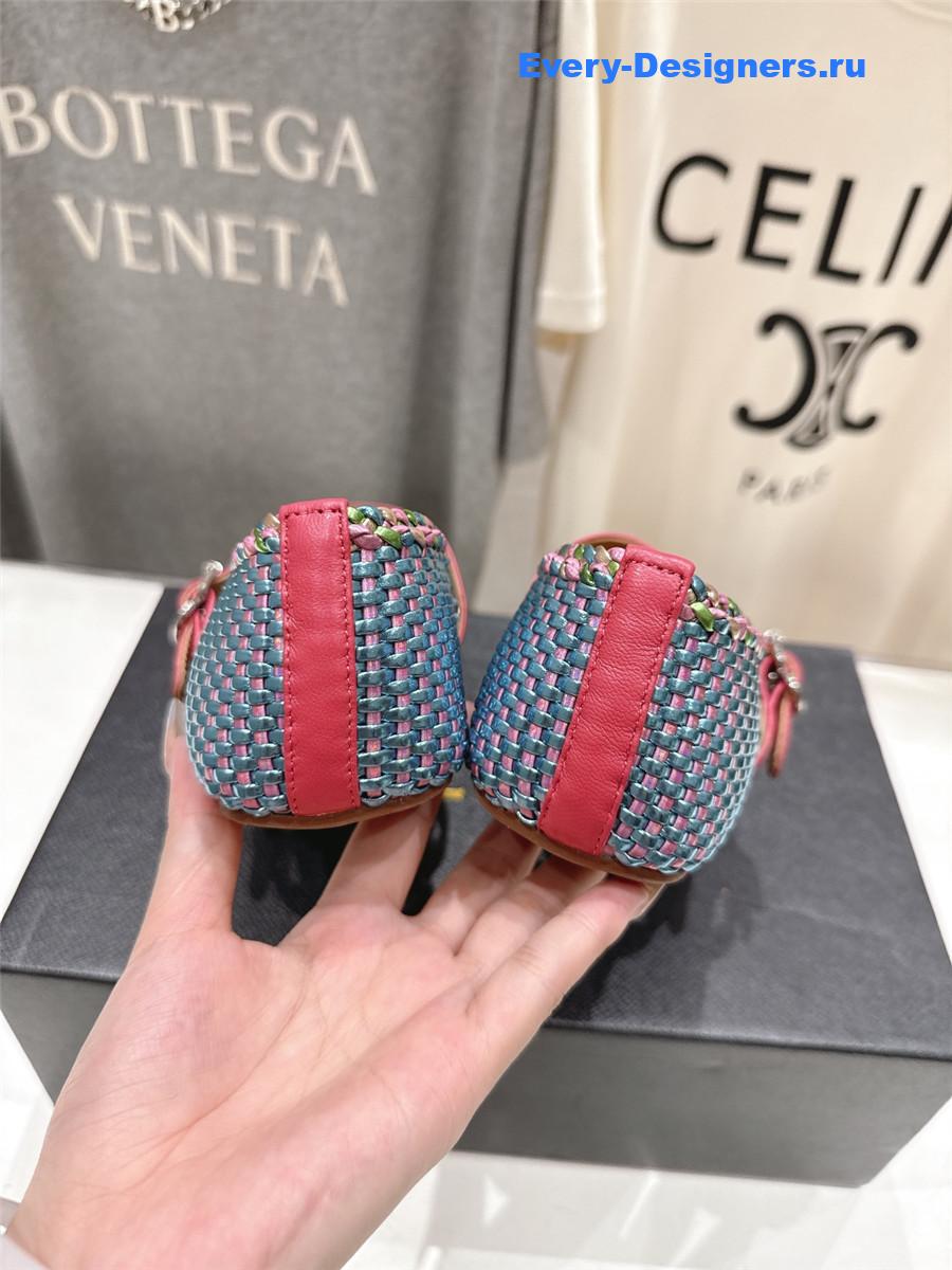 Alaia Flat Mesh Ballet Flats