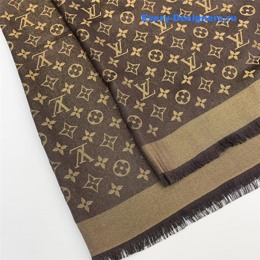 l0vis Vvtt0n shine monogram shawl